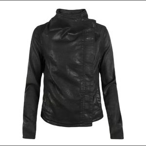 EUC AllSaints Huka Coated Denim Jacket US10